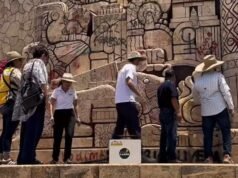 INAH inicia estudios para restaurar el Monumento a la Patria tras afectaciones del 8M
