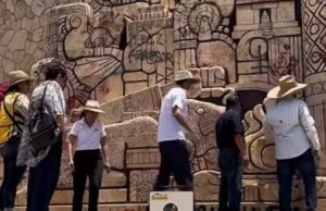 INAH inicia estudios para restaurar el Monumento a la Patria tras afectaciones del 8M