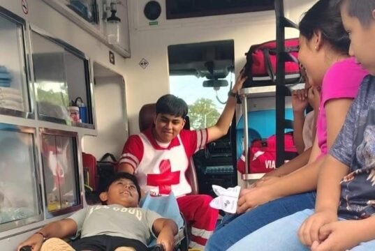 Cruz Roja Juventud fortalece la salud comunitaria con ferias educativas y actividades para familias yucatecas