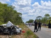 Trágico choque múltiple en la Mérida-Celestún deja cinco muertos y varios lesionados