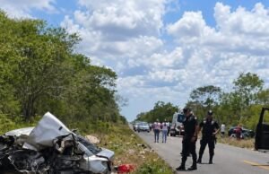 Trágico choque múltiple en la Mérida-Celestún deja cinco muertos y varios lesionados