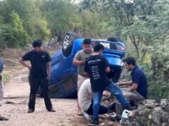 Cinturón de seguridad salva a conductor tras espectacular accidente en la Mérida–Motul