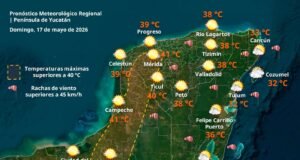 Yucatán enfrentará intenso calor este domingo; Mérida alcanzaría hasta 42 grados