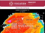 Continúan las lluvias en Yucatán; prevén tormentas eléctricas en Mérida y municipios del interior
