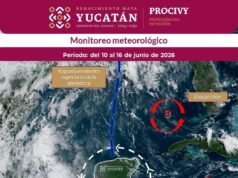 Prevén regreso de lluvias intensas en Yucatán a partir del 10 de junio