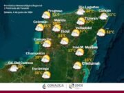 CALOR EXTREMO Y CHUBASCOS MANTENDRÁN BAJO VIGILANCIA A YUCATÁN ESTE FIN DE SEMANA