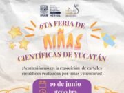 Niñas yucatecas muestran su talento científico en feria organizada por la UNAM