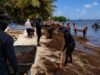 Alertan por nueva oleada de sargazo mientras continúa la limpieza en playas de Quintana Roo