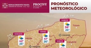 Intenso calor continuará este fin de semana; termómetros podrían alcanzar los 42 grados en Yucatán