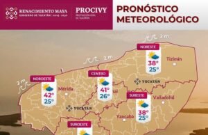 Intenso calor continuará este fin de semana; termómetros podrían alcanzar los 42 grados en Yucatán