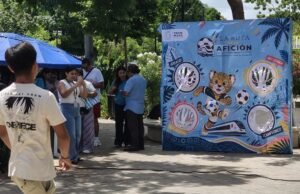 Tren Maya lleva información y actividades recreativas a la Plaza Grande de Mérida