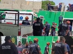 Albañil resulta gravemente herido tras recibir descarga eléctrica en techo de una vivienda en Mérida