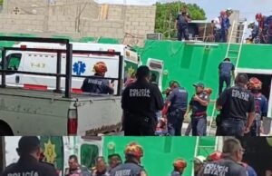 Albañil resulta gravemente herido tras recibir descarga eléctrica en techo de una vivienda en Mérida
