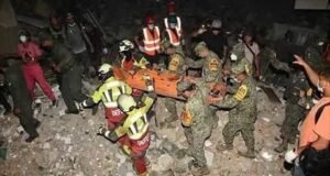 Ejército Mexicano rescata con vida a niño atrapado entre escombros tras terremotos en Venezuela
