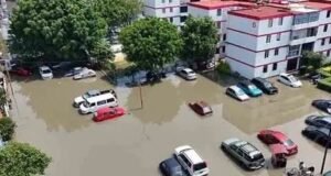 Vecinos de Los Reyes Ixtacala exigen solución tras severas inundaciones y fallas en cárcamo