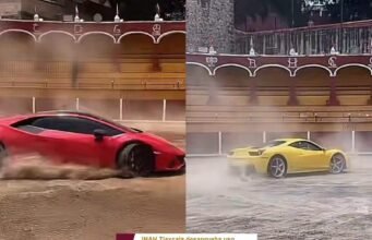 INAH advierte acciones legales por exhibición de autos de lujo en histórica Plaza de Toros