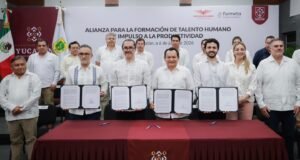 Milo Barrera anuncia alianza para otorgar 100 mil becas de capacitación y fortalecer el talento laboral en Yucatán