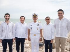 Milo Barrera destaca arranque de la ampliación del Puerto de Progreso