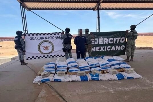 Decomisan más de 400 kilos de cristal y 19 de fentanilo en Sonora; hay un detenido