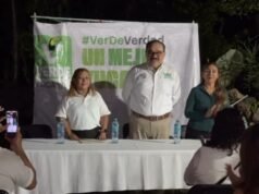 Ramírez Marín impulsa la organización del Partido Verde con la integración del Comité de Chicxulub Pueblo