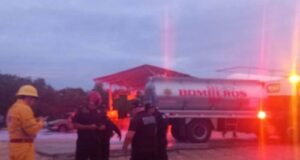 Cortocircuito desata incendio en gasera de Tizimín; emergencia concluye sin víctimas