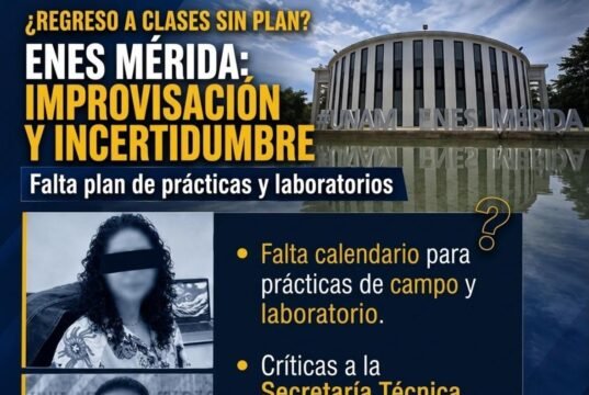 ENES MÉRIDA, A DÍAS DEL REGRESO A CLASES Y SIN RUTA CLARA PARA LAS PRÁCTICAS