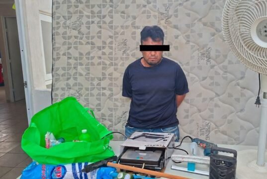 De un colchón King Size a una detención: aseguran a sujeto por presunta sustracción de objetos en Umán
