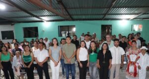 Ramírez Marín destaca unidad del Comité Verde de Xocchel y trabajo para acercar servicios de salud