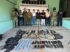 Operativo en Badiraguato deja ocho detenidos y asegura arsenal de alto poder