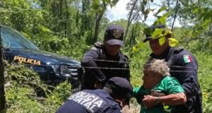 Campesino encuentra a octogenario extraviado entre la maleza de Xmatkuil