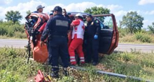 Fatal accidente en la Mérida-Cancún deja una mujer muerta y cinco lesionados
