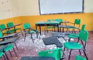 Se desploma el techo de un salón sobre alumnos: Cuatro estudiantes resultan heridos en primaria de Tizimín